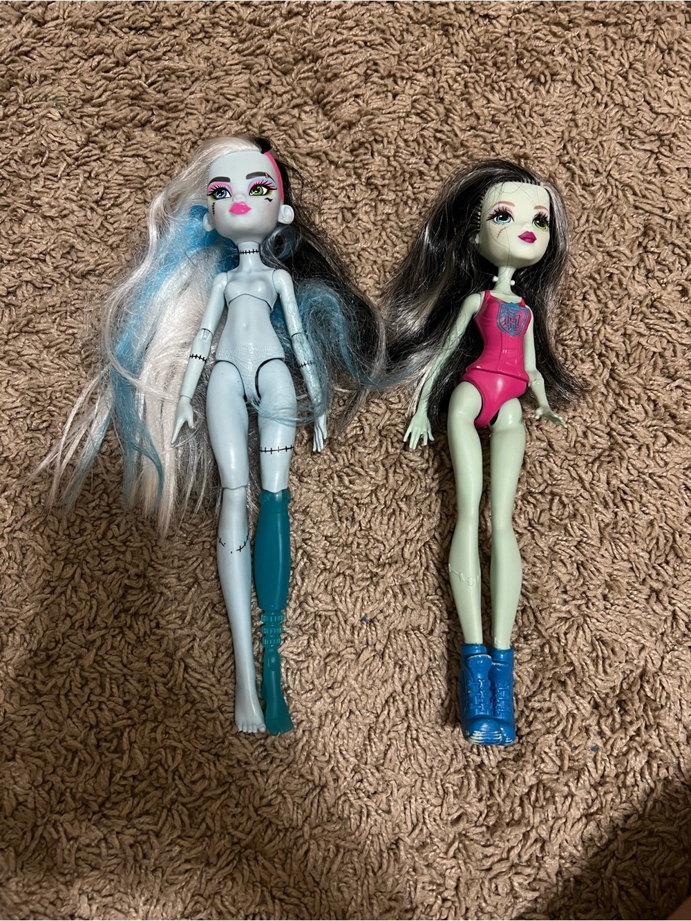 2 misc monster high Frankiestein dolls